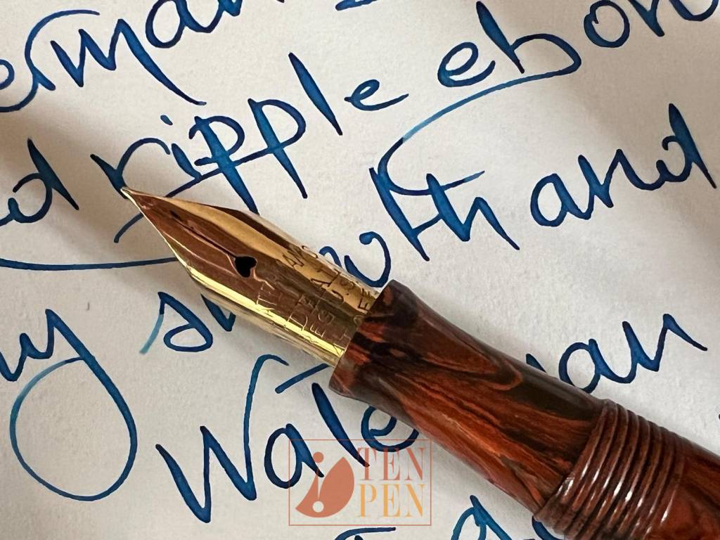 WATERMAN 92 1/2 RIPPLE EBONITE - RARE SIZE | Tenpen - By Letizia